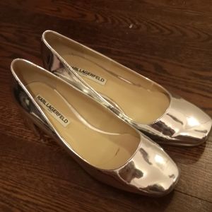 Silver heels
